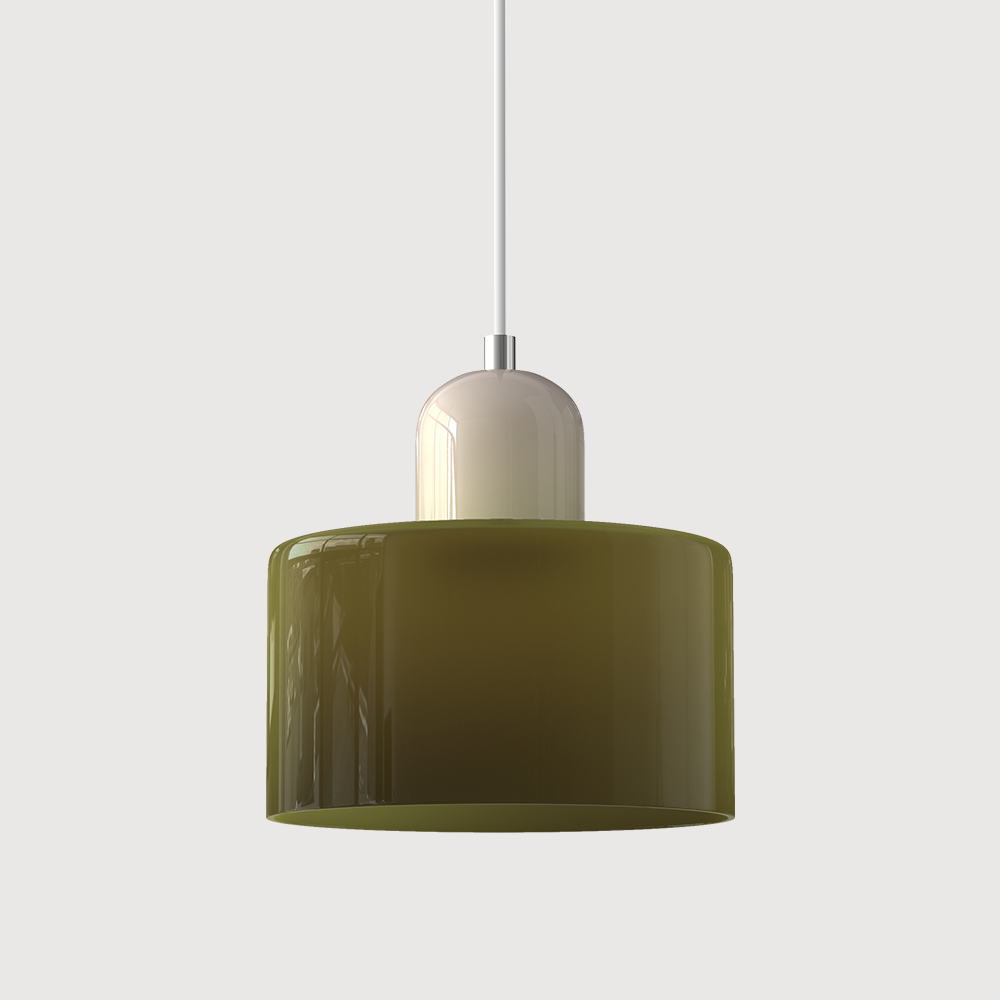 Floroux Glass Suspension | Creative Bauhaus Design | Colorful Accents | Atmospheric Lighting for Dining Room & Living Room