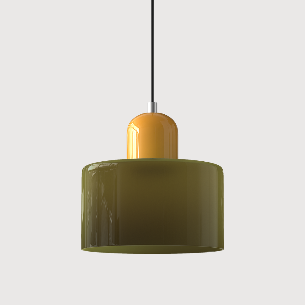 Floroux Glass Suspension | Creative Bauhaus Design | Colorful Accents | Atmospheric Lighting for Dining Room & Living Room