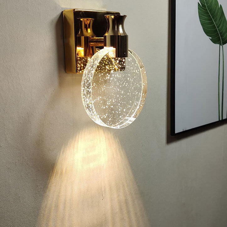 Floroux – LED Wall Light Crystal Nordic | Modern Design | Warm & White Light | Bubble Effect