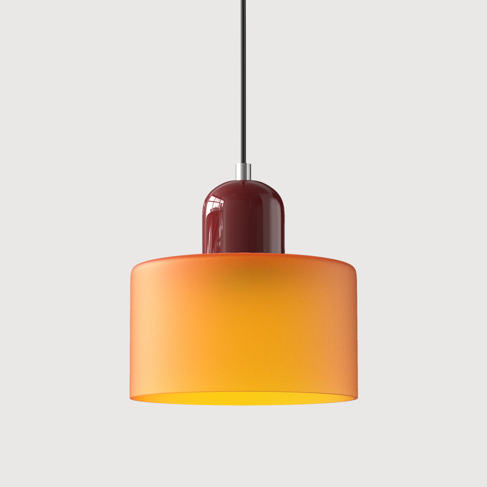 Floroux Glass Suspension | Creative Bauhaus Design | Colorful Accents | Atmospheric Lighting for Dining Room & Living Room