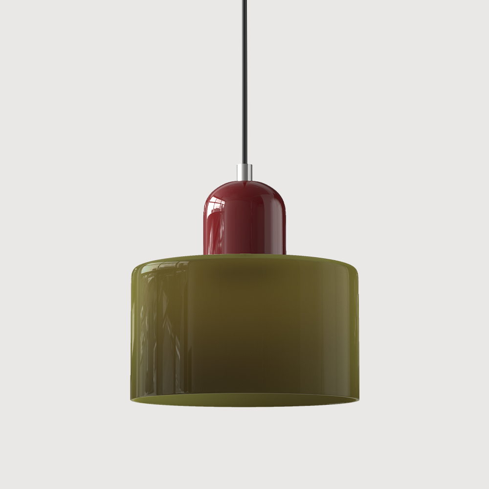 Floroux Glass Suspension | Creative Bauhaus Design | Colorful Accents | Atmospheric Lighting for Dining Room & Living Room