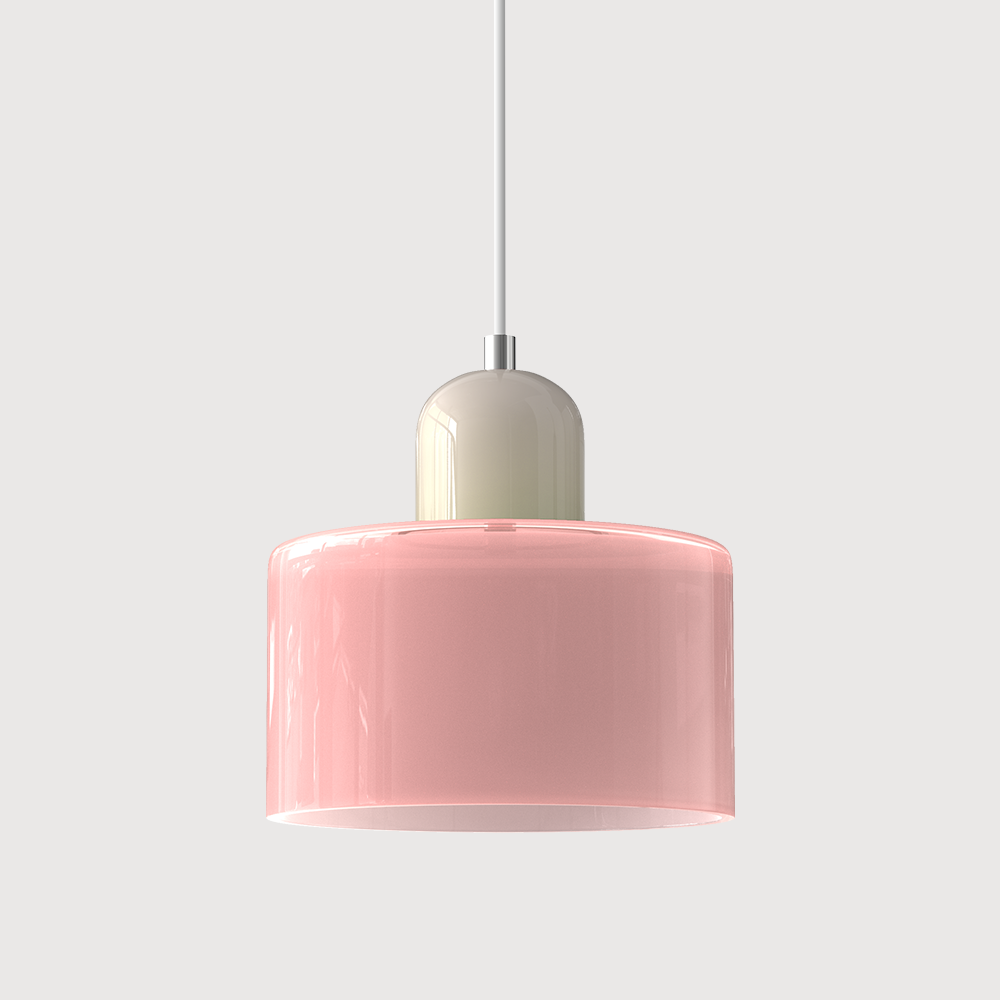 Floroux Glass Suspension | Creative Bauhaus Design | Colorful Accents | Atmospheric Lighting for Dining Room & Living Room