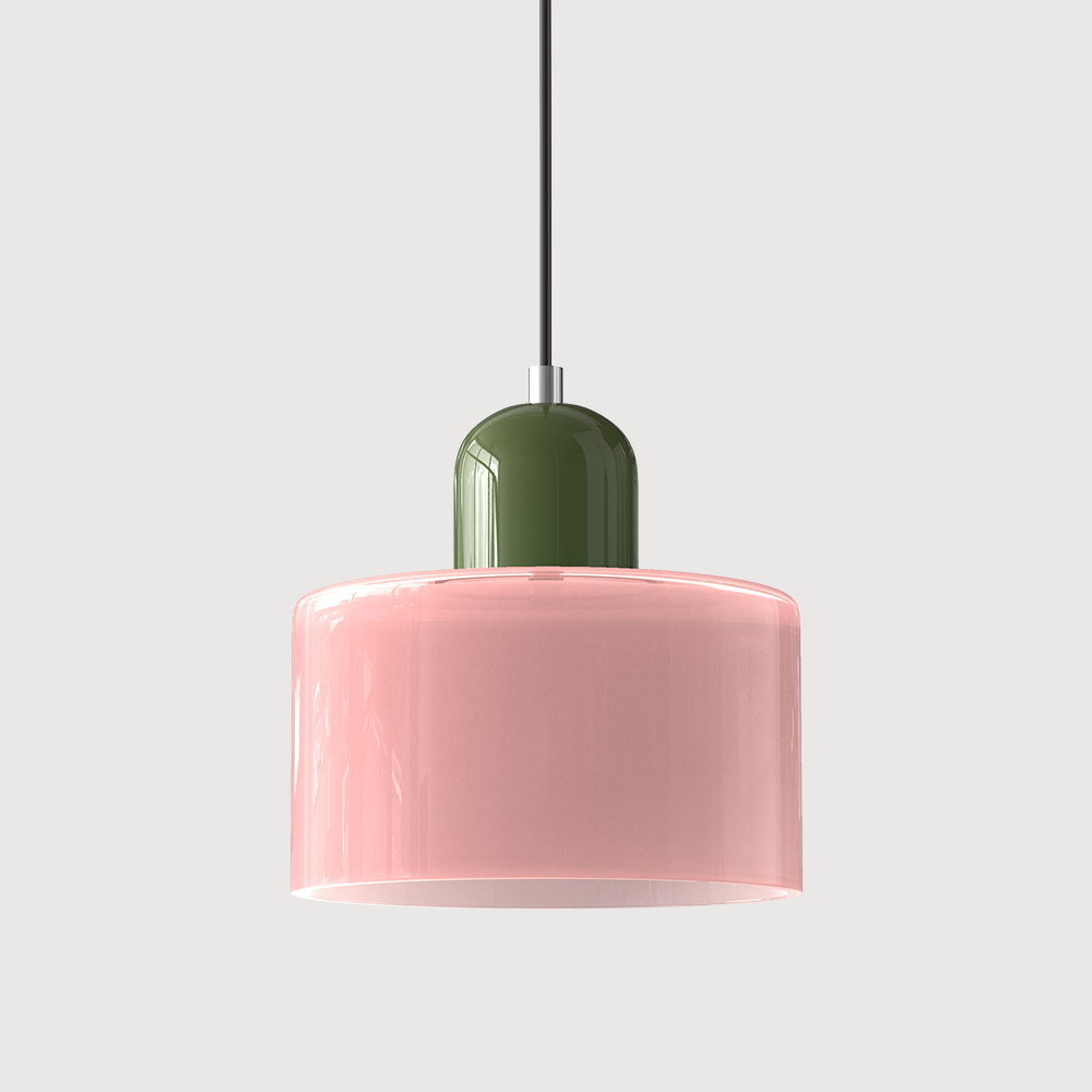 Floroux Glass Suspension | Creative Bauhaus Design | Colorful Accents | Atmospheric Lighting for Dining Room & Living Room