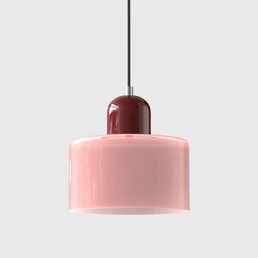 Floroux Glass Suspension | Creative Bauhaus Design | Colorful Accents | Atmospheric Lighting for Dining Room & Living Room