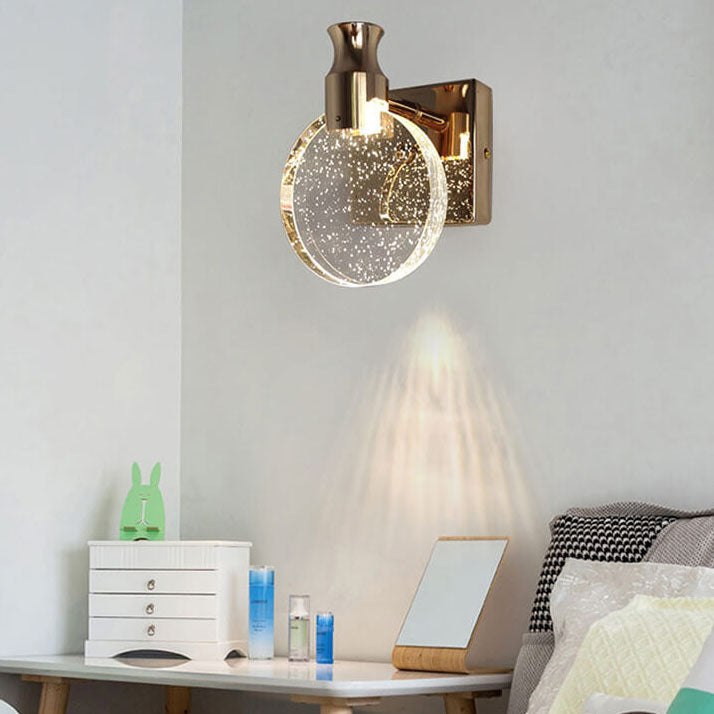 Floroux – LED Wall Light Crystal Nordic | Modern Design | Warm & White Light | Bubble Effect