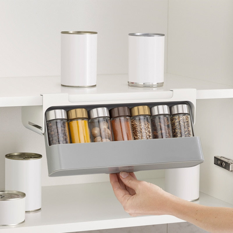 Étagère murale à herbes Slim - Organisez et embellissez votre cuisine