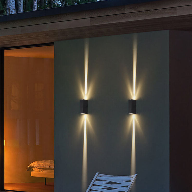 Floroux LED Outdoor Wall Light | Waterproof & Modern Design | Rectangular Outdoor Lamp for Home & Garden