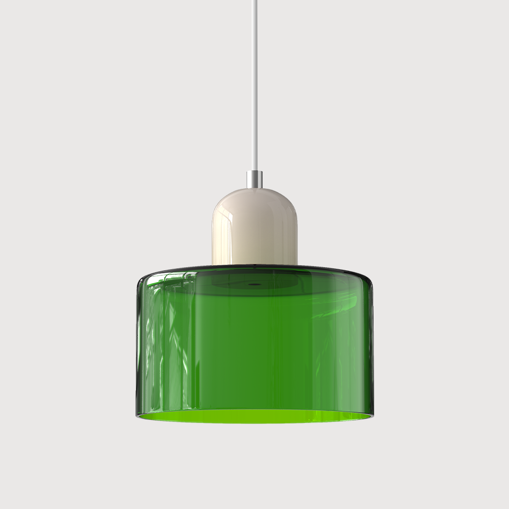 Floroux Glass Suspension | Creative Bauhaus Design | Colorful Accents | Atmospheric Lighting for Dining Room & Living Room