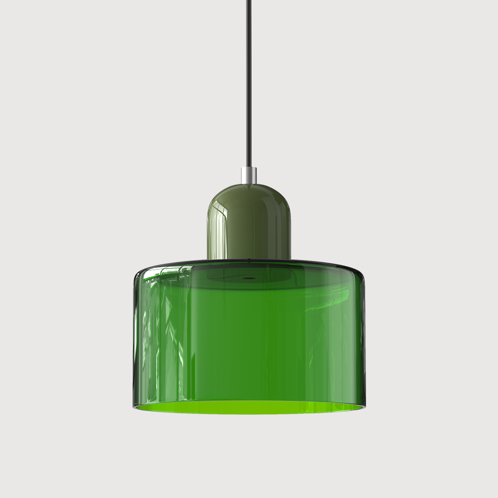 Floroux Glass Suspension | Creative Bauhaus Design | Colorful Accents | Atmospheric Lighting for Dining Room & Living Room