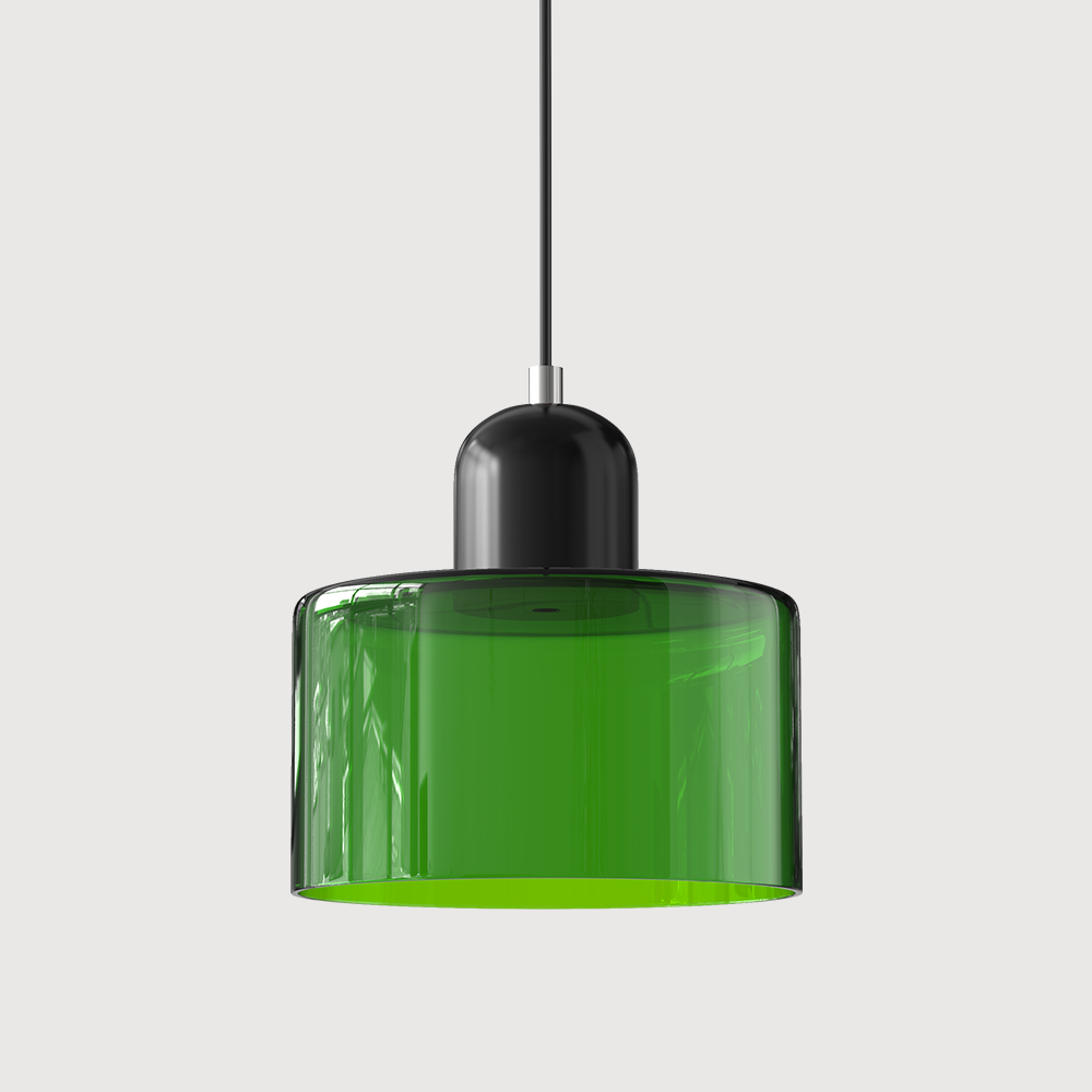 Floroux Glass Suspension | Creative Bauhaus Design | Colorful Accents | Atmospheric Lighting for Dining Room & Living Room