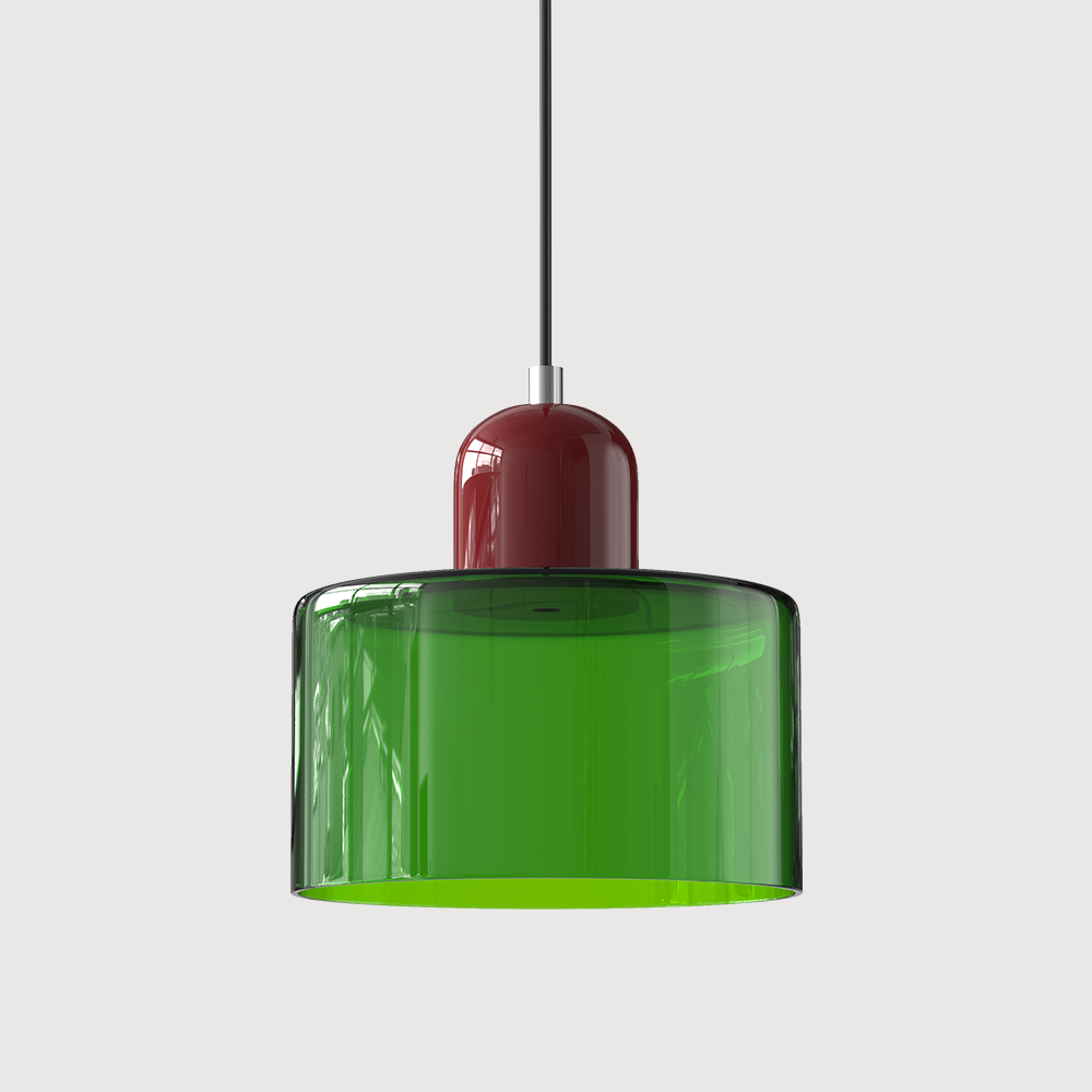 Floroux Glass Suspension | Creative Bauhaus Design | Colorful Accents | Atmospheric Lighting for Dining Room & Living Room