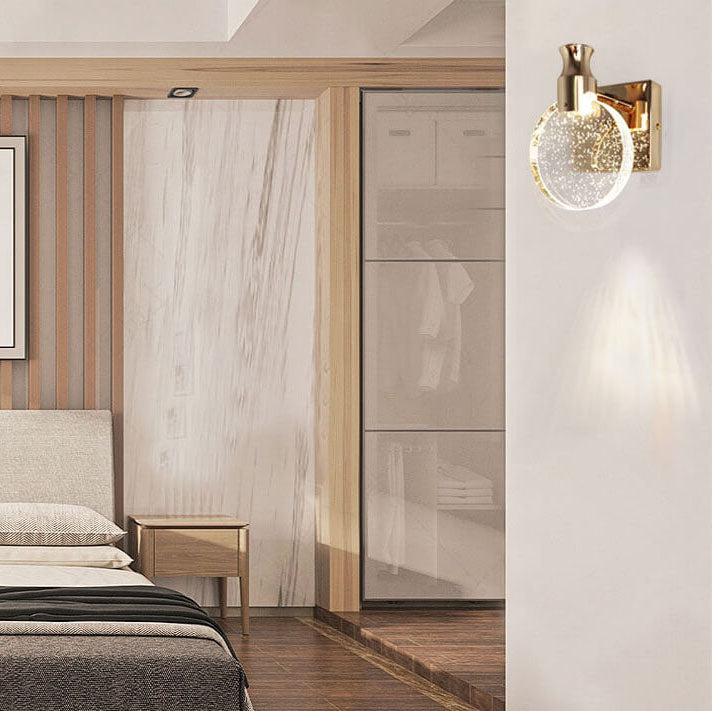 Floroux – LED Wall Light Crystal Nordic | Modern Design | Warm & White Light | Bubble Effect