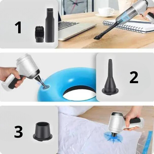 Aspirateur sans fil pour voiture ultime - Aspiration puissante