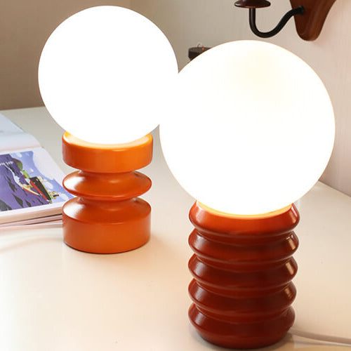 Floroux Vintage Glass Table Lamp | Solid Design | Ambient Lighting | Home Decor