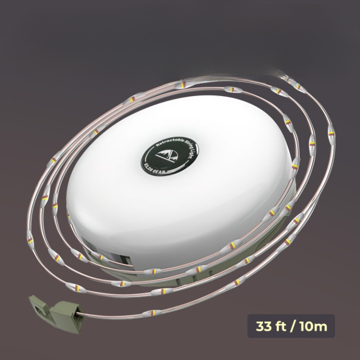Lampe de camping ajustable télescopique