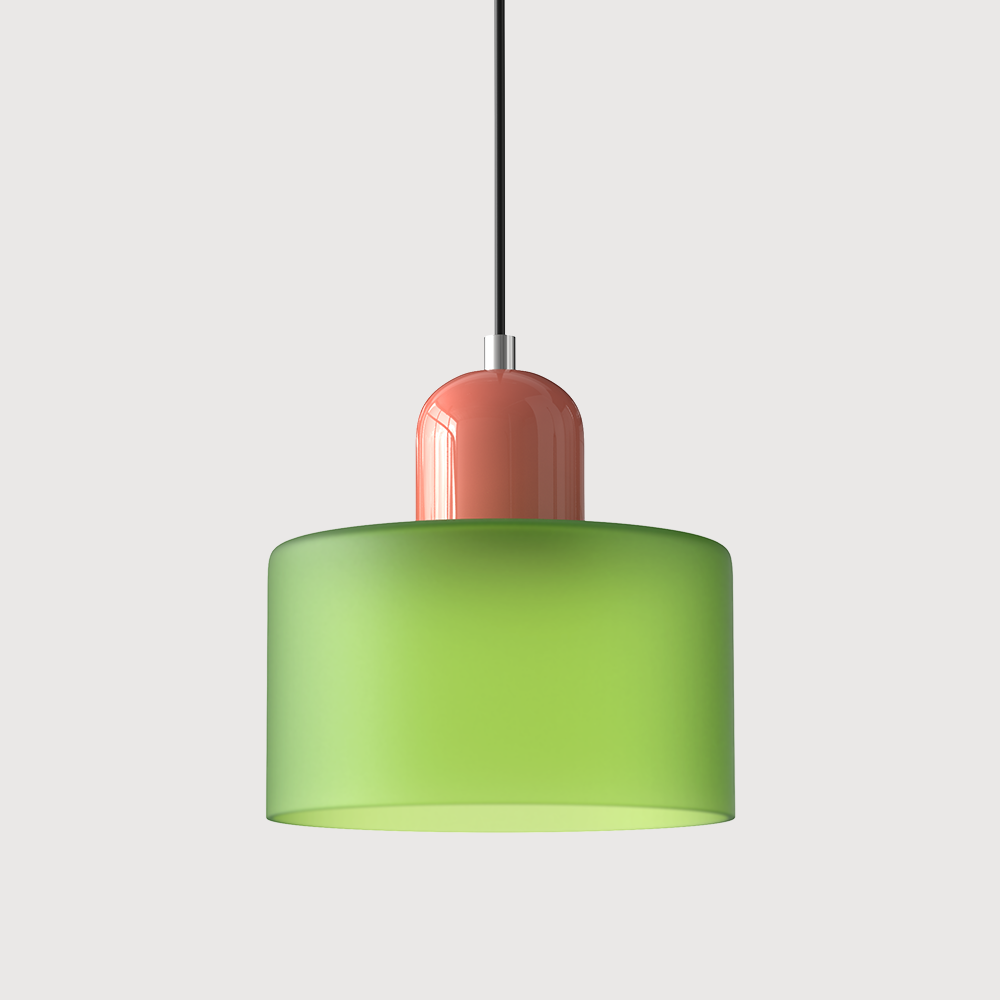 Floroux Glass Suspension | Creative Bauhaus Design | Colorful Accents | Atmospheric Lighting for Dining Room & Living Room