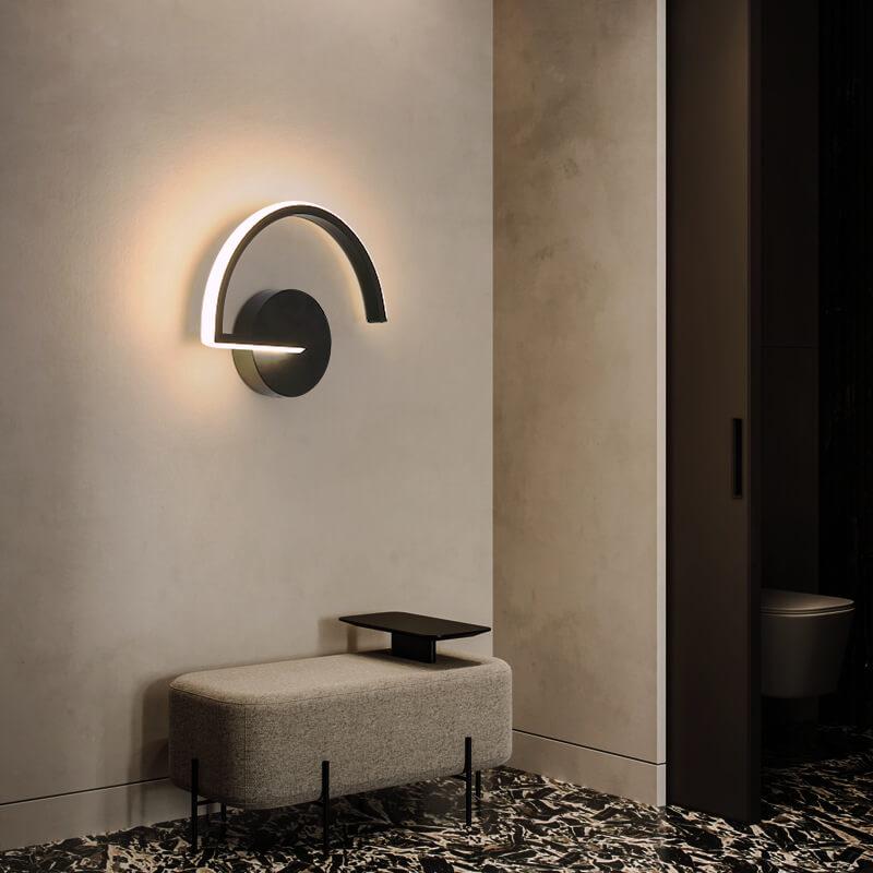 Applique LED Curves Line moderne minimaliste avec 1 lumière