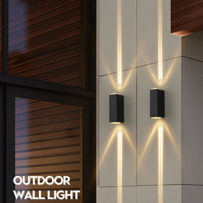 Floroux LED Outdoor Wall Light | Waterproof & Modern Design | Rectangular Outdoor Lamp for Home & Garden