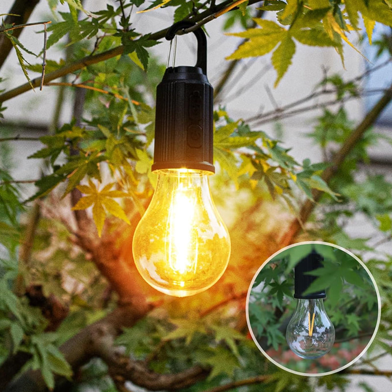 Floroux Outdoor Hanging Lamp | Type-C Charging Function | Retro Bulb | Camping Lighting 2023
