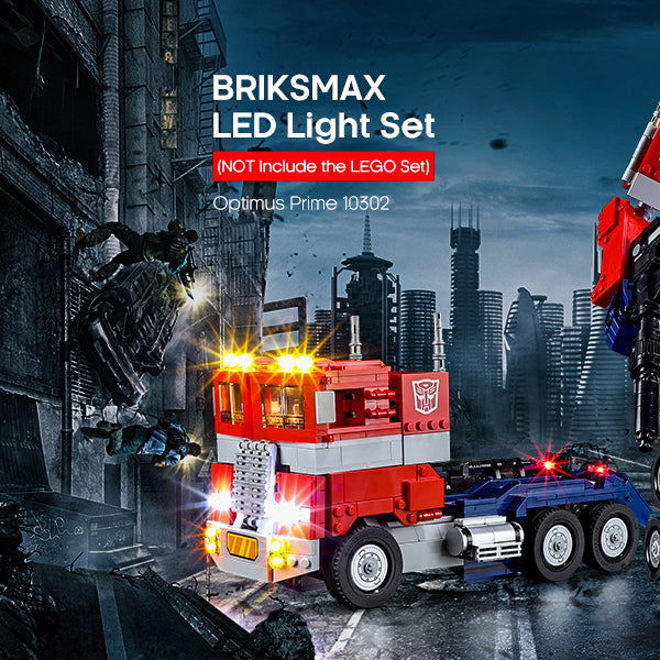 Ensemble de blocs de construction de voiture robot Optimus Prime Transformer - 1580PCS Jouet STEM cadeau pour enfants