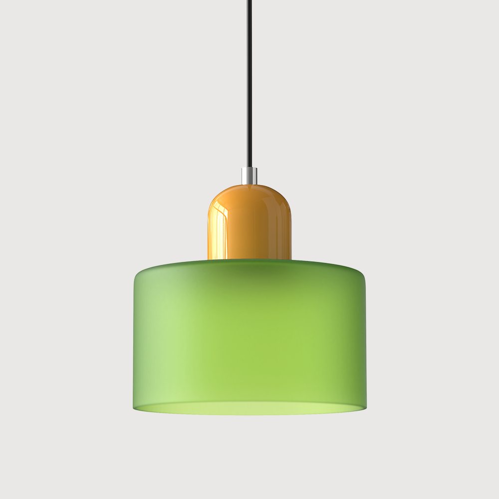 Floroux Glass Suspension | Creative Bauhaus Design | Colorful Accents | Atmospheric Lighting for Dining Room & Living Room