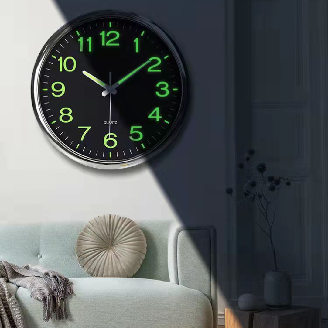 Floroux | Horloge murale LED élégante pour n'importe quelle ambiance