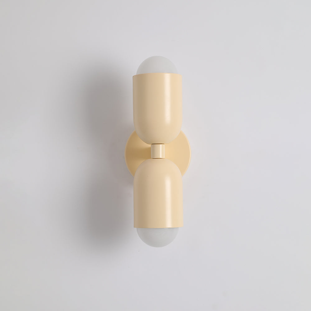 Applique Murale LED Morandi Moderne 2-flamme Noire Intérieur/Couloir Métal