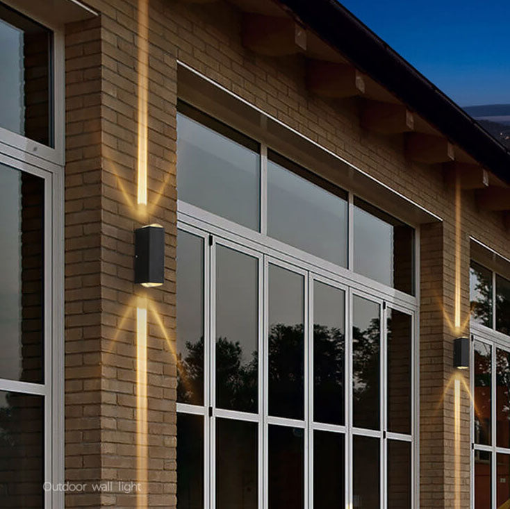 Floroux LED Outdoor Wall Light | Waterproof & Modern Design | Rectangular Outdoor Lamp for Home & Garden
