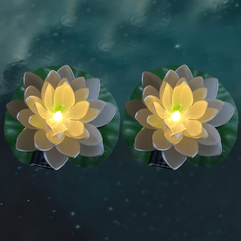 SolarLily – Lanternes solaires LED Lotus élégantes