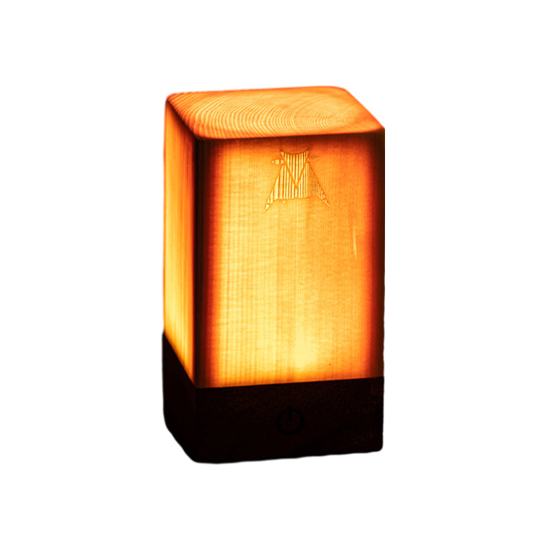 LumiNature - Lampe de Table Sans Fil avec Éclairage LED Tactile