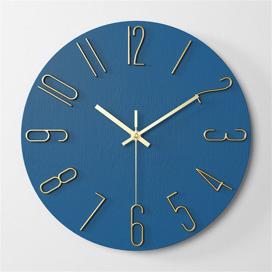 GlowTech – Horloge murale en plastique moderne