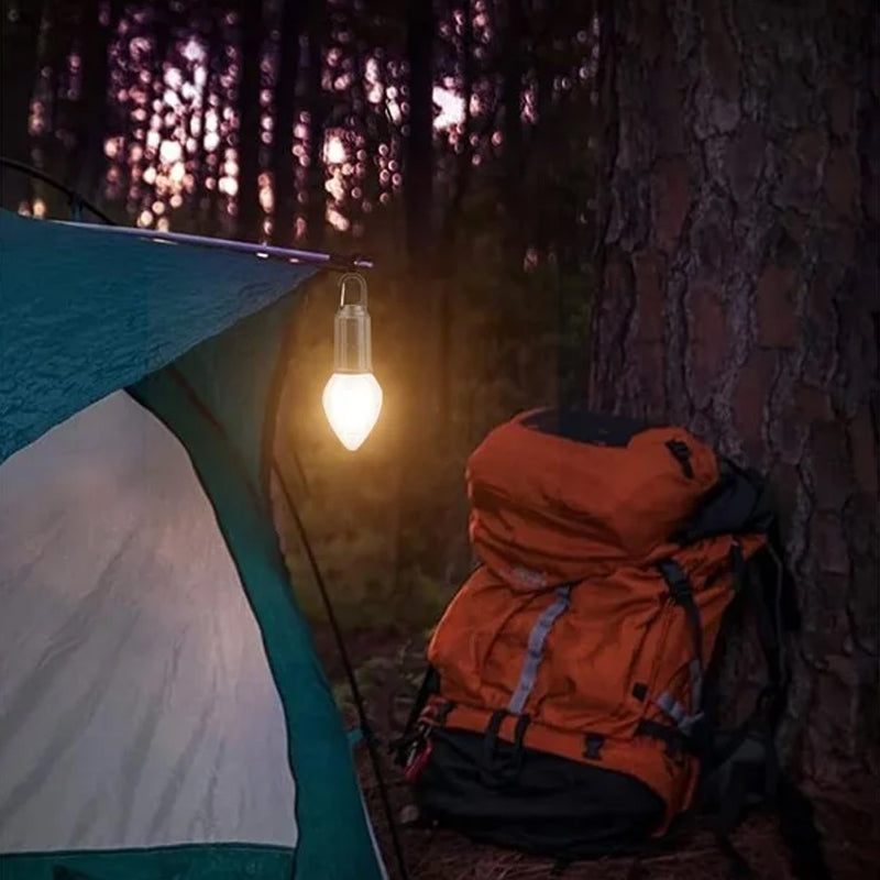 Floroux Outdoor Hanging Lamp | Type-C Charging Function | Retro Bulb | Camping Lighting 2023