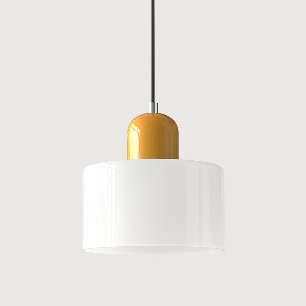 Floroux Glass Suspension | Creative Bauhaus Design | Colorful Accents | Atmospheric Lighting for Dining Room & Living Room