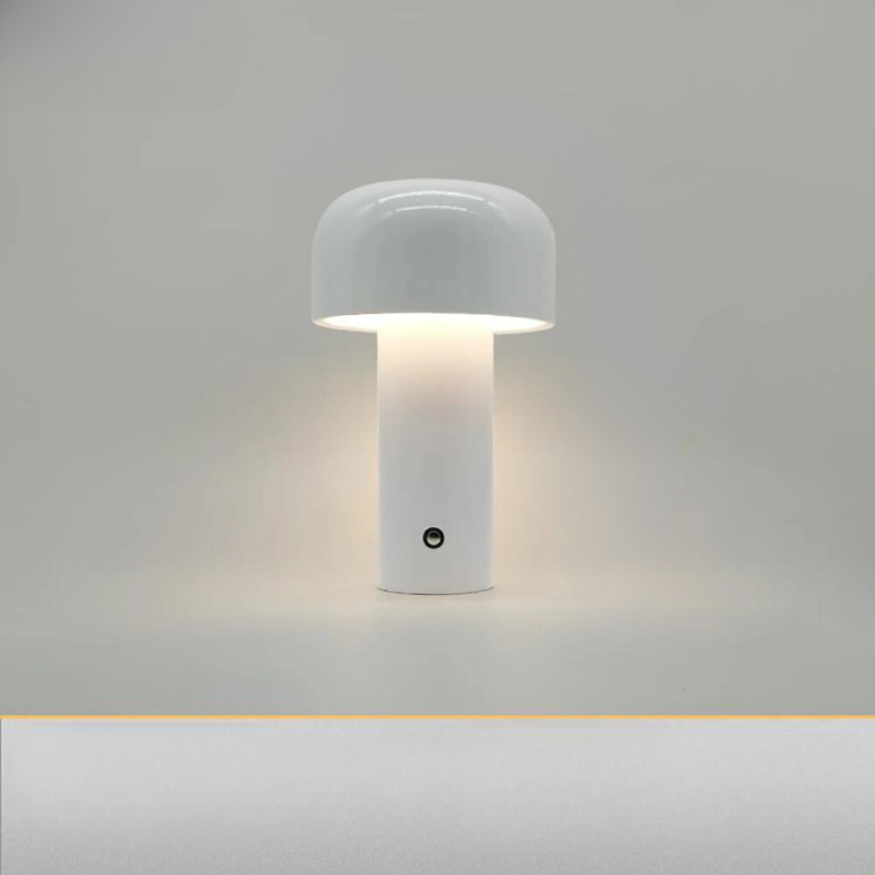 Floroux Lampe à champignon LED rechargeable | Lumière d'ambiance | Lampe de table sans fil pour la maison