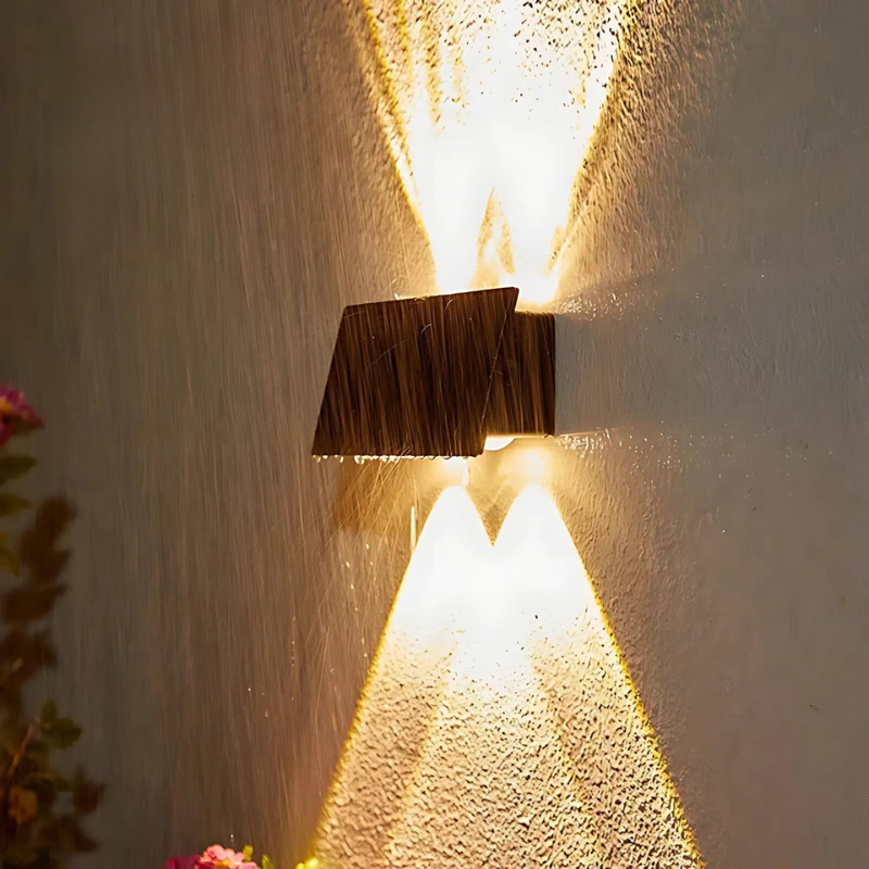 Floroux | Lampe de balcon solaire avec lumière LED chaude