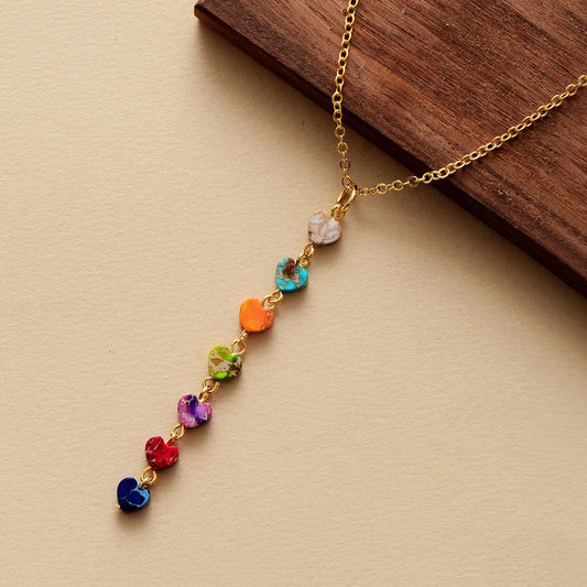 Astra Pendentif Collier - 7 Chakra Pendentif pour Équilibre
