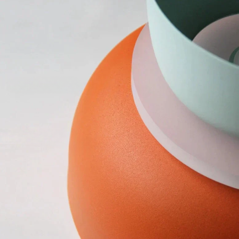 Floroux suspension | Suspension design nordique | Accent de couleur pour maison moderne