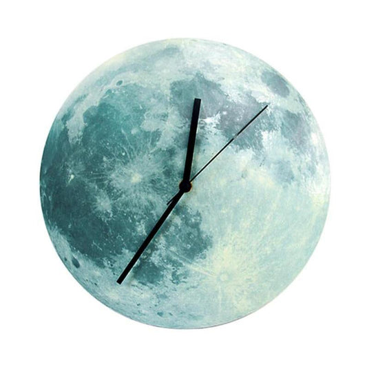 Horloge murale lune lumineuse – Éclairage élégant et affichage de l'heure