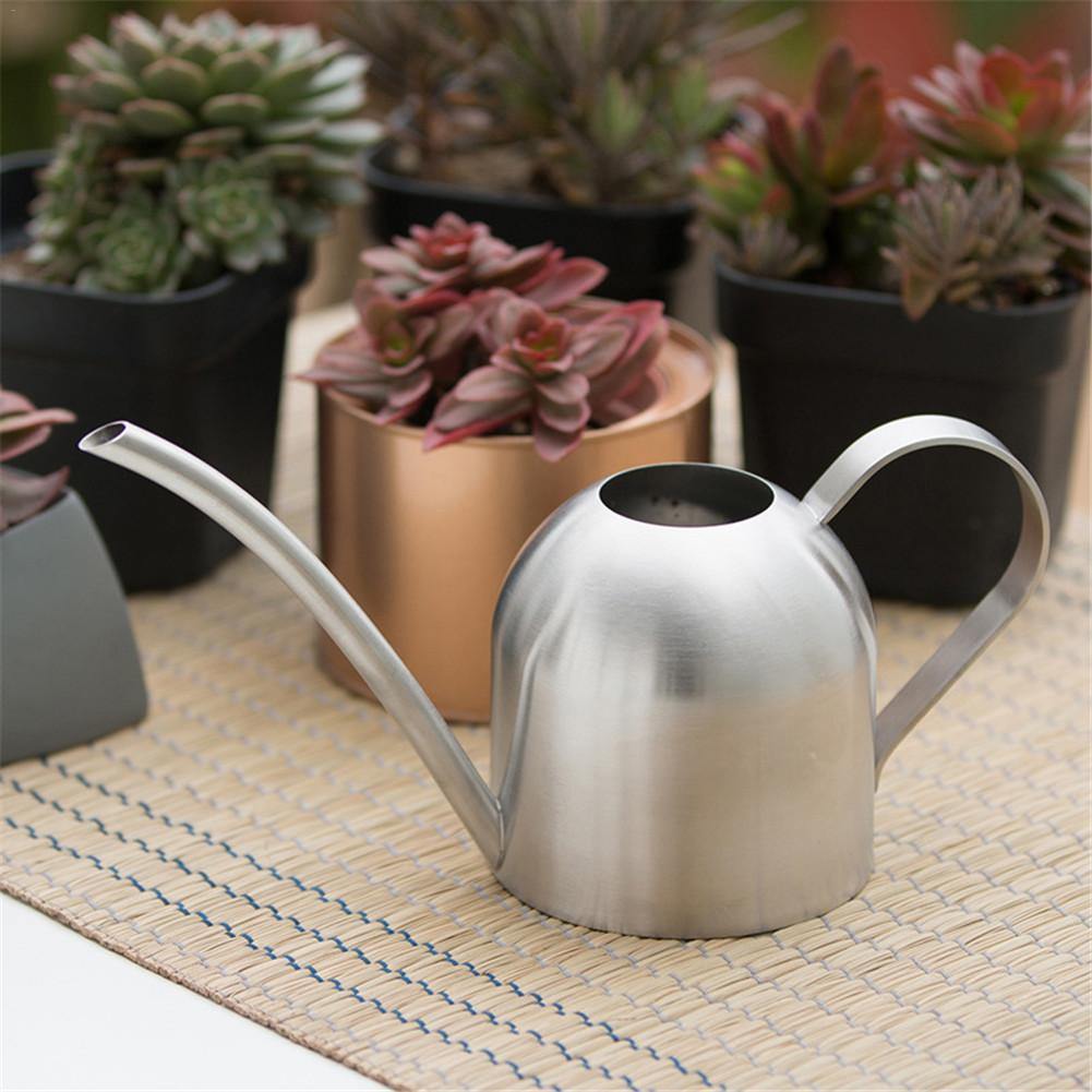 Stainless steel watering can Floroux with flexible spout | Modern design | Perfect watering | Rust resistant