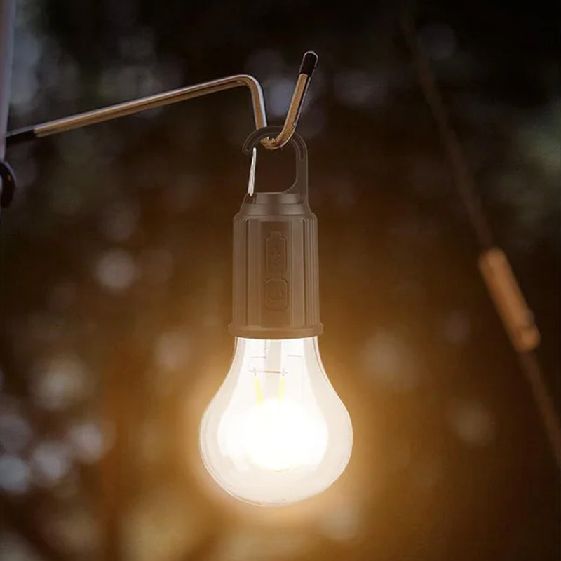 Floroux Outdoor Hanging Lamp | Type-C Charging Function | Retro Bulb | Camping Lighting 2023