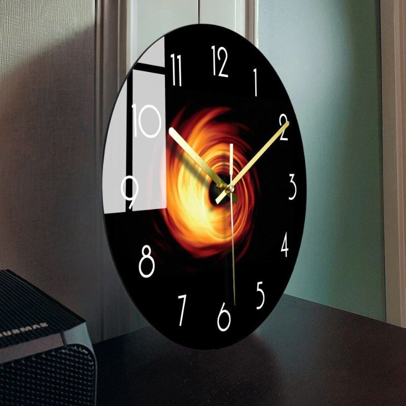 Floroux | Horloge murale stylée pour des espaces de vie créatifs