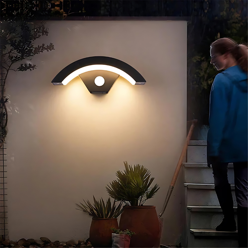 Floroux | Luminaires d'extérieur étanches avec capteur de mouvement