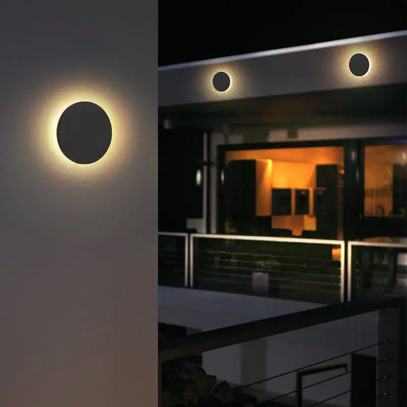 OrrLuxe - Lampe Murale LED Moderne en Métal Noir