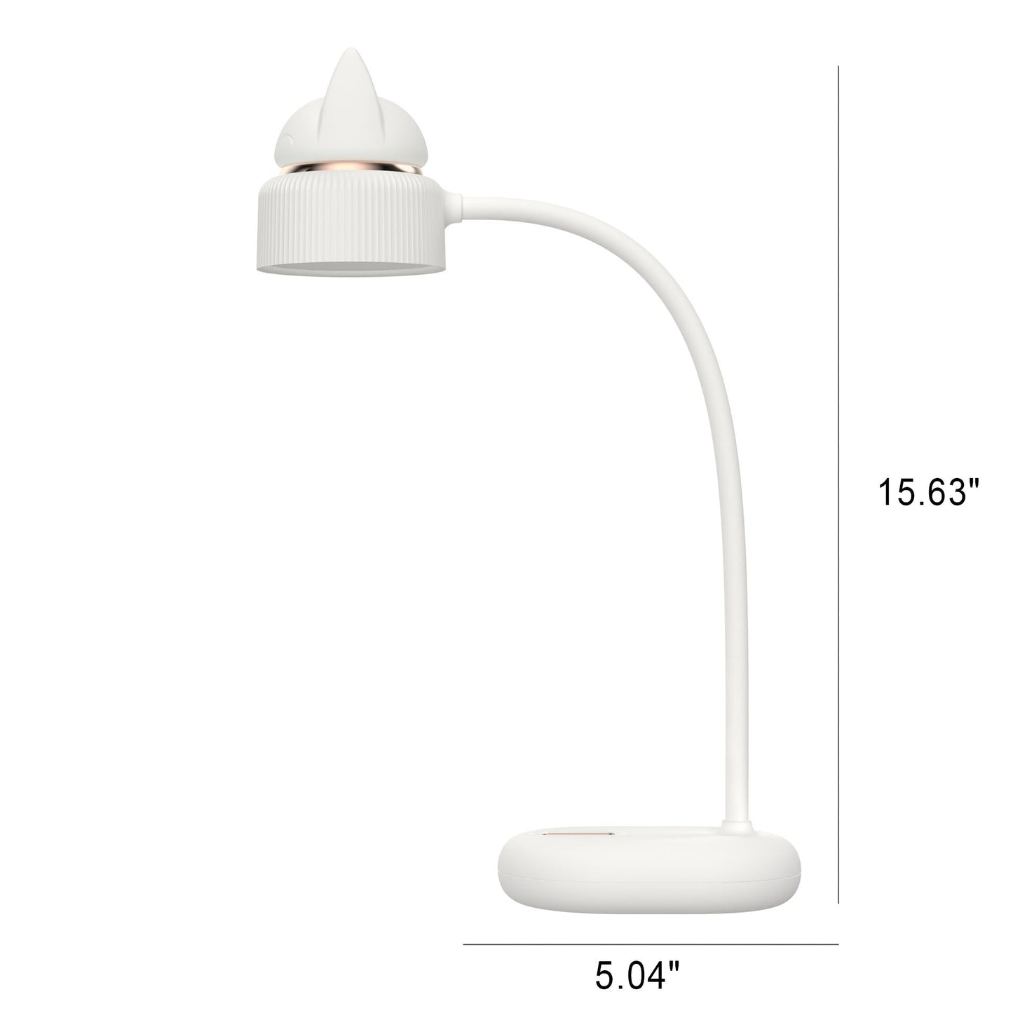 Floroux Lampe de Table LED | Design Oreilles de Chat | Amical pour les Yeux | Lampe Clip & Normale | Moderne & Créatif