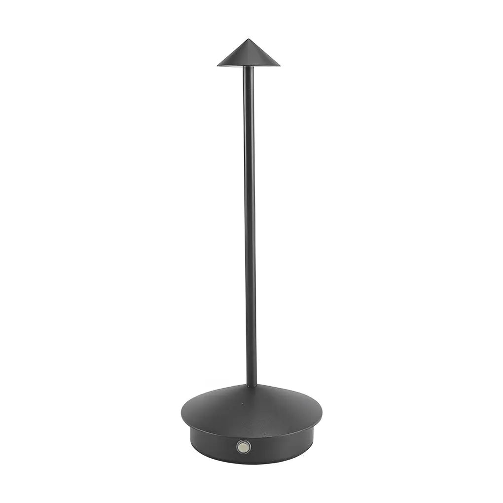 LumiGlow - Lampe de table à toucher USB en forme de champignon triangulaire avec dimmable à 3 niveaux