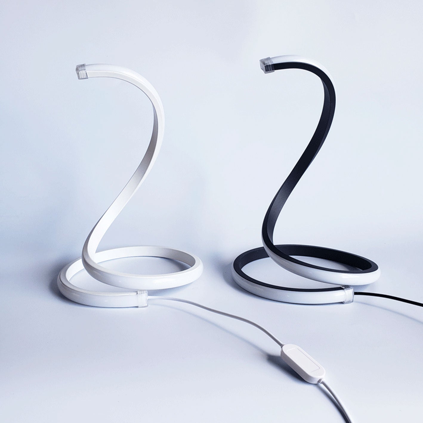 Floroux Lampe de table LED | Design de serpent créatif | Dimming tactile | Moderne & Élégant