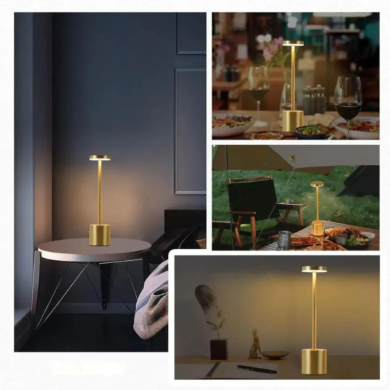 LumiTact - Lampe LED Rechargeable 3 Couleurs pour Ambiance Créative