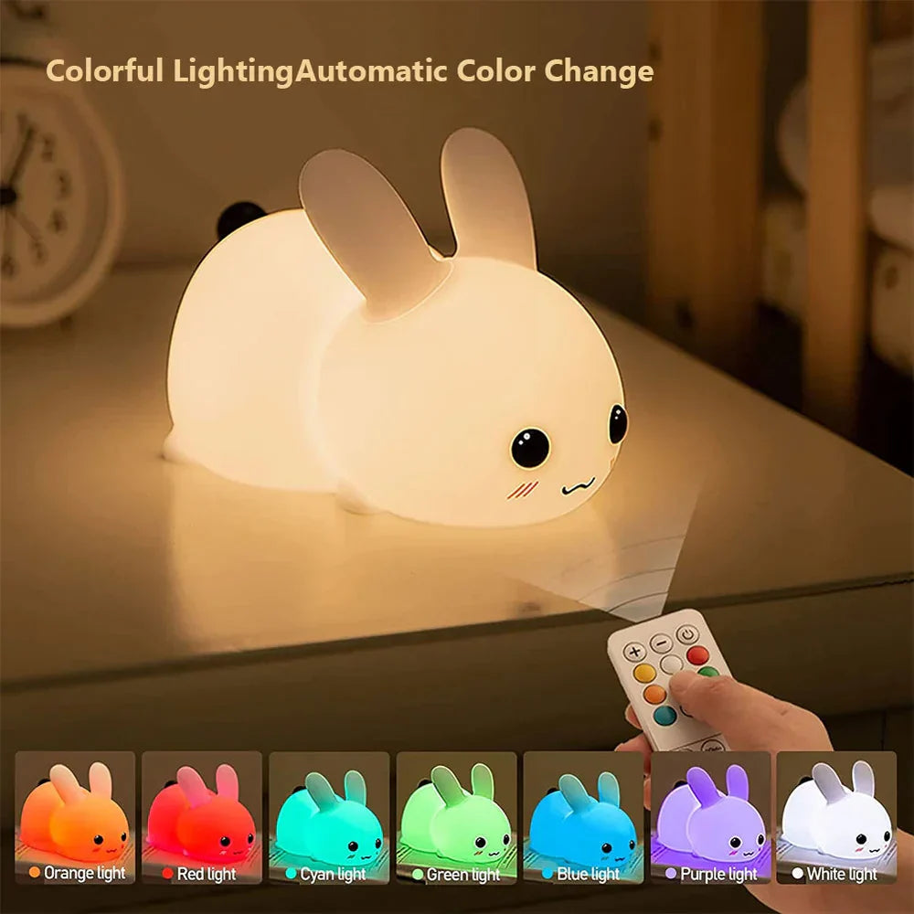 BunnyGlow – Mignon veilleuse LED pour enfants