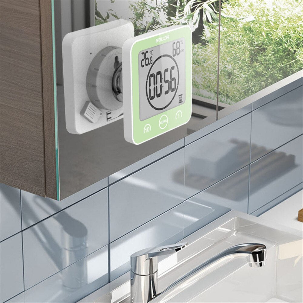 Horloge de douche étanche - Toujours à l'heure, même dans la salle de bain !