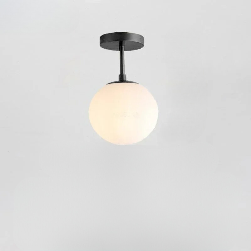 LumièreNordique - Plafonnier LED en Verre Élégant